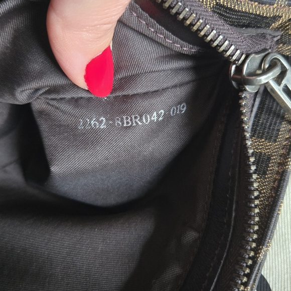 Fendi Zucca FF Pochette Shoulder Bag - Picture 14 of 16